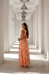 ISLA | VESTIDO LARGO ESTAMPADO