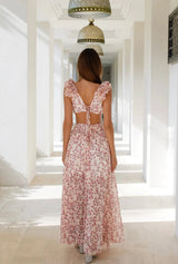 ISLA | VESTIDO LARGO ESTAMPADO