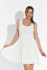 ROMY | VESTIDO MINI DE PUNTO SIN MANGAS
