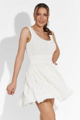 ROMY | VESTIDO MINI DE PUNTO SIN MANGAS