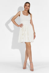 ROMY | VESTIDO MINI DE PUNTO SIN MANGAS