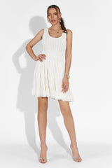 ROMY | VESTIDO MINI DE PUNTO SIN MANGAS