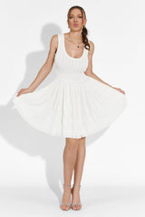 ROMY | VESTIDO MINI DE PUNTO SIN MANGAS