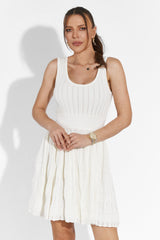 ROMY | VESTIDO MINI DE PUNTO SIN MANGAS