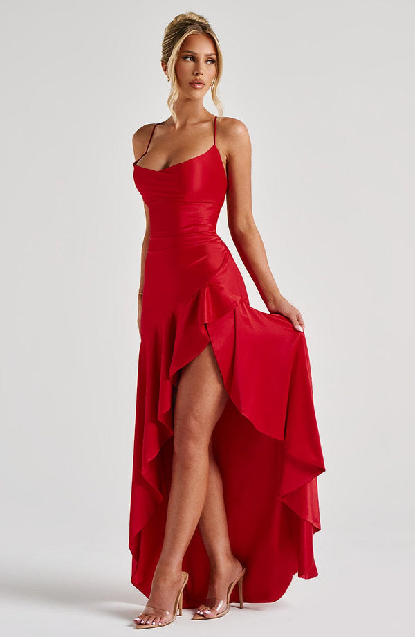 Noémie | Vestido Maxi Elegancia con abertura